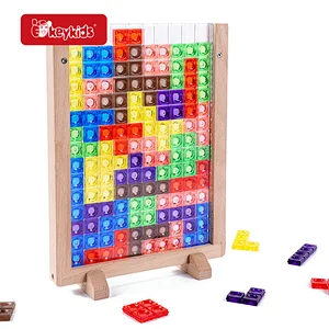 Montessori Puzzle 3D Wooden Transparent Brain Toy for Kids W14A395